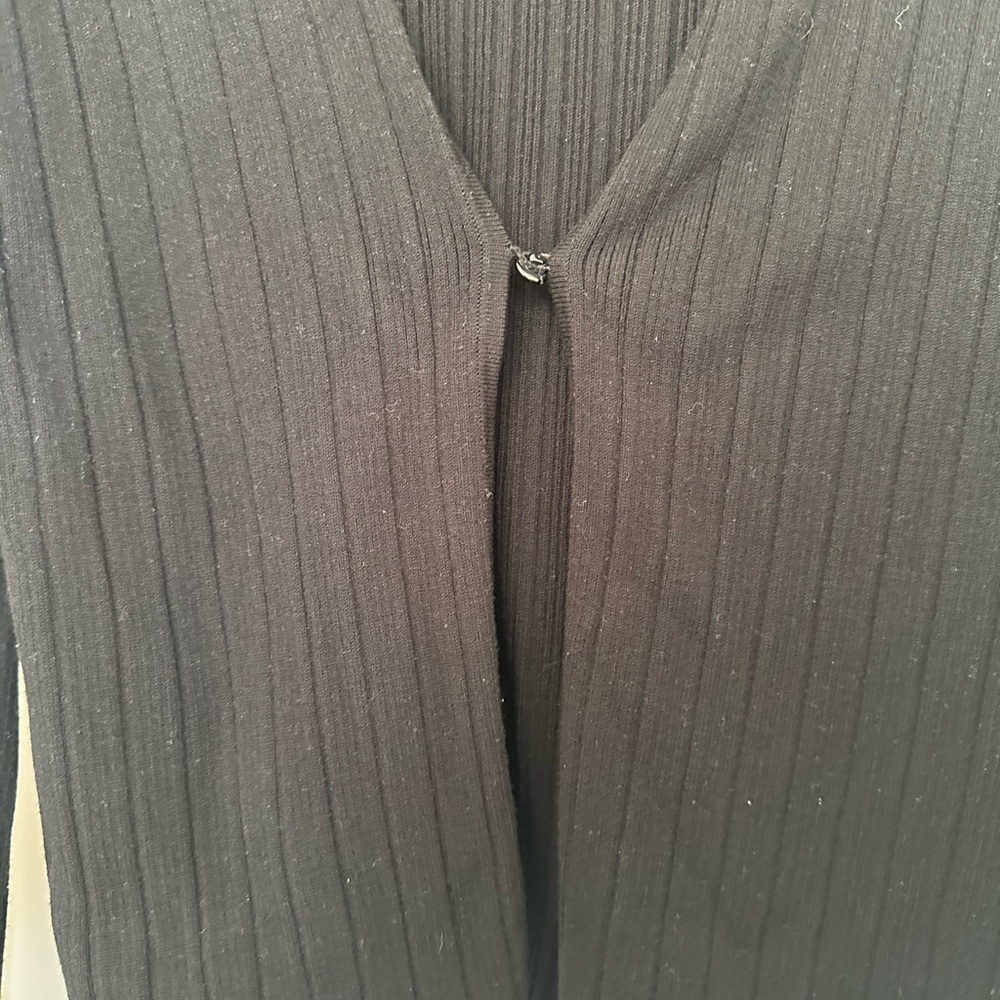 NWOT Open Edit Two Button Rib Cardigan - Picture 4 of 4